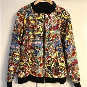 SOLD! DC COMIC BOOK Reversible Bomber Jacket